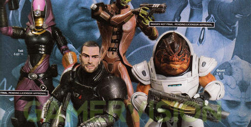 Mass Effect 2 - Первое изображение фигурок Mass Effect 2