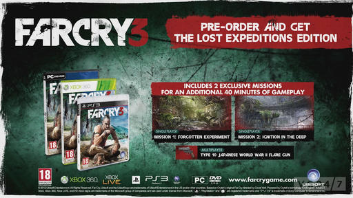 Far Cry 3 - Far Cry 3 новый трейлер и предзаказ!